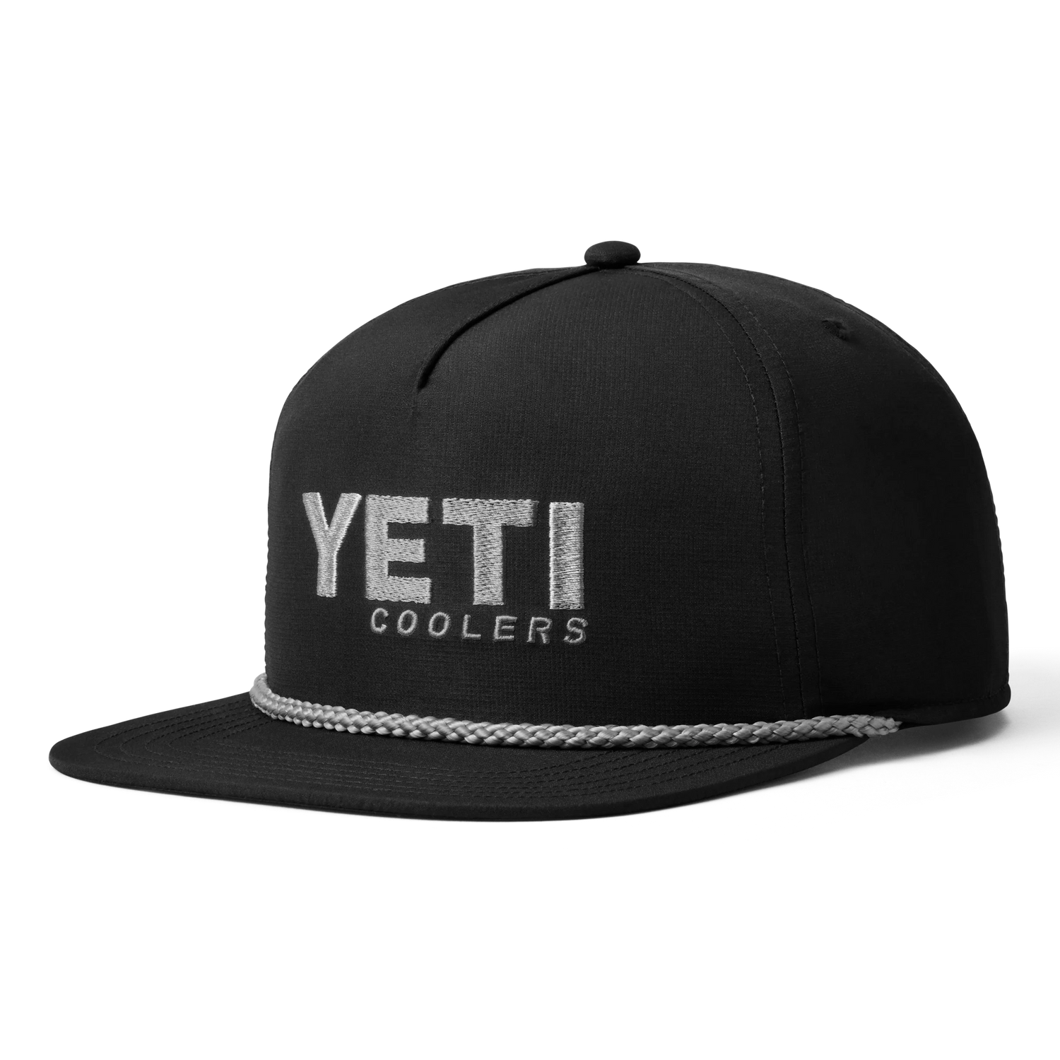 Yeti Coolers Mid-Pro Flat Brim Rope Hat-Hats & Headwear-Yeti-Black-Fishing Station