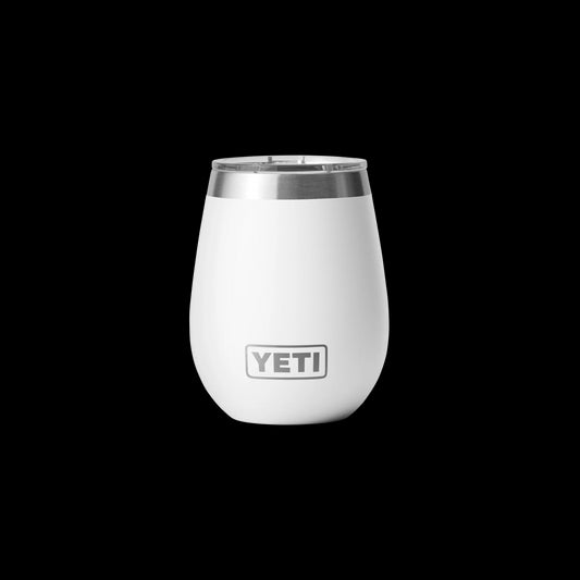 Yeti Rambler 10oz (295ml) Wine Tumbler-Drinkware-Yeti-White-Fishing Station
