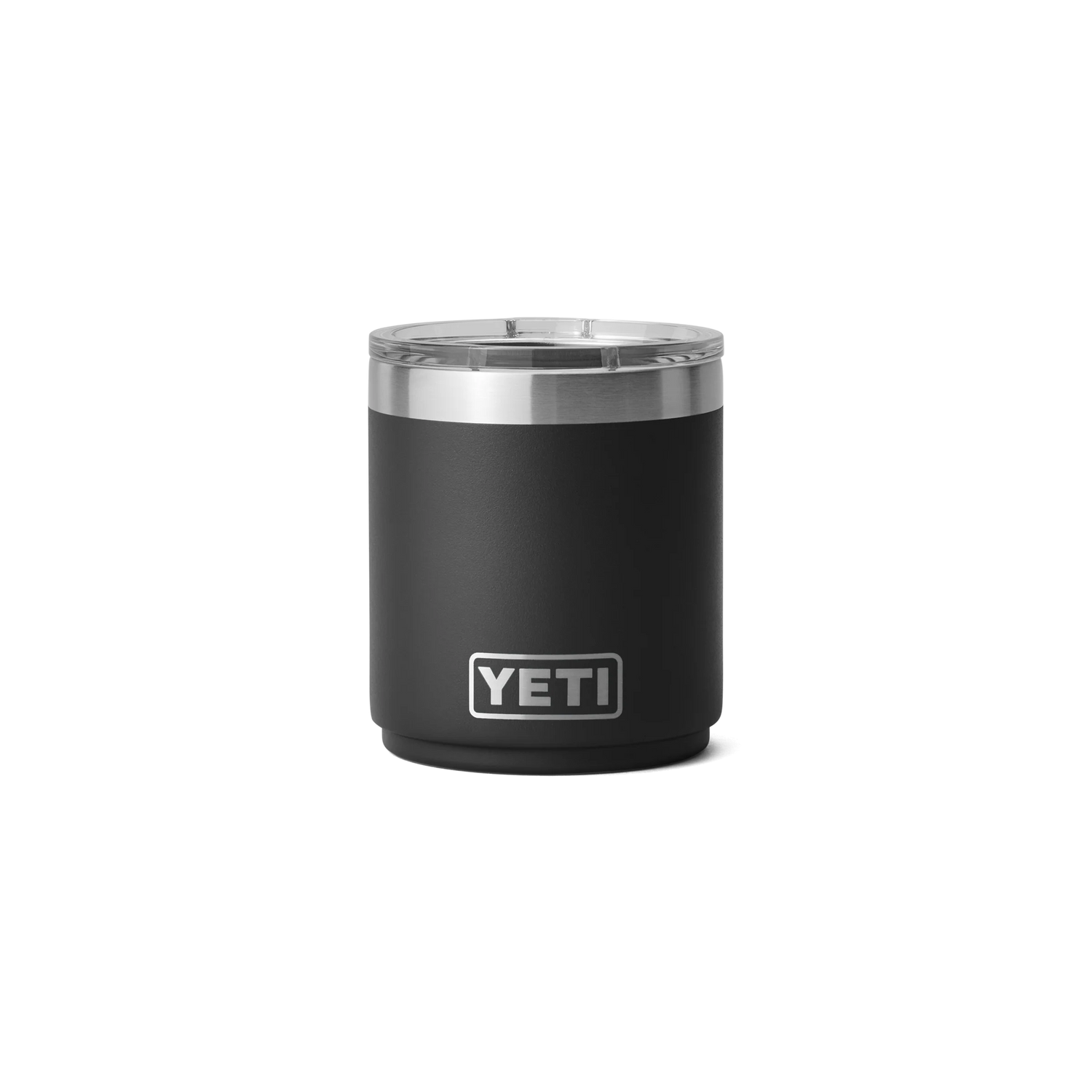 Yeti Rambler 10oz (295ml) Stackable Lowball Cup 2.0 with Lid-Drinkware-Yeti-Black-Fishing Station