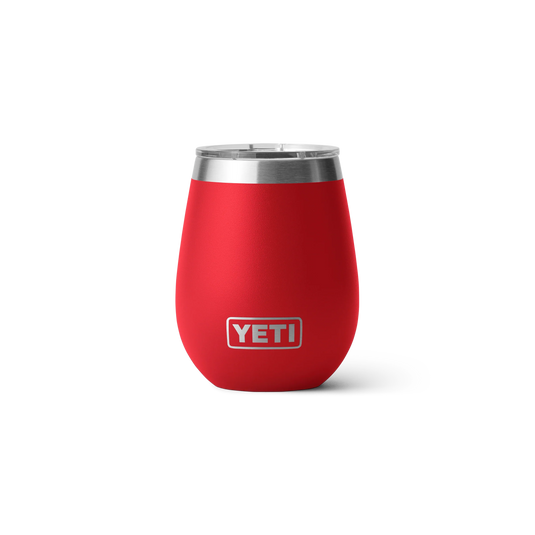 Yeti Rambler 10oz (295ml) Wine Tumbler-Drinkware-Yeti-Rescue Red-Fishing Station