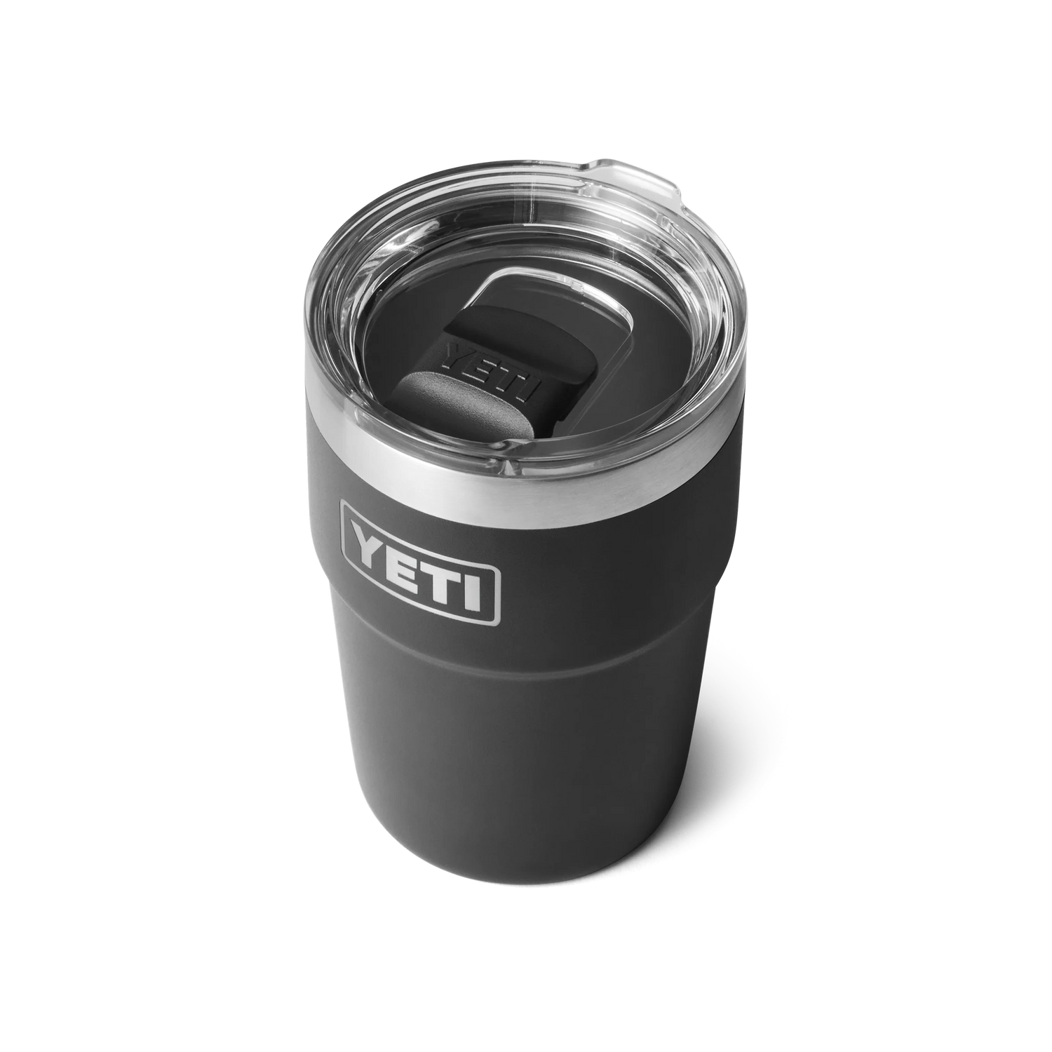 Yeti Rambler 16oz (473ml) Stackable Cup-Drinkware-Yeti-Black-Fishing Station