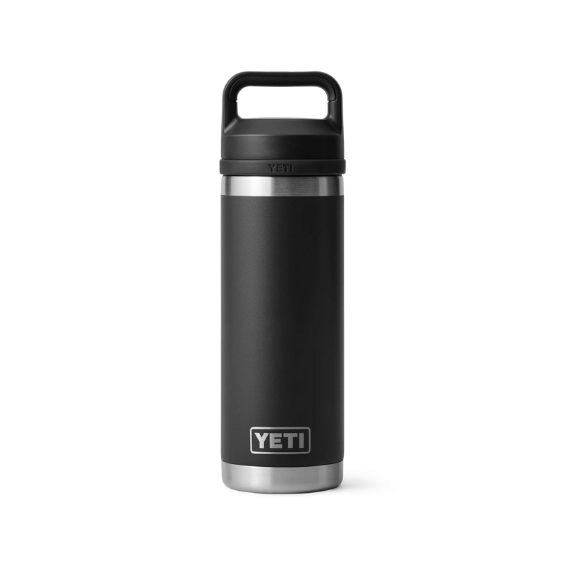 Load image into Gallery viewer, Yeti Rambler 18oz (532ml) Reusable Bottle with Chug Cap-Drinkware-Yeti-Black-Fishing Station
