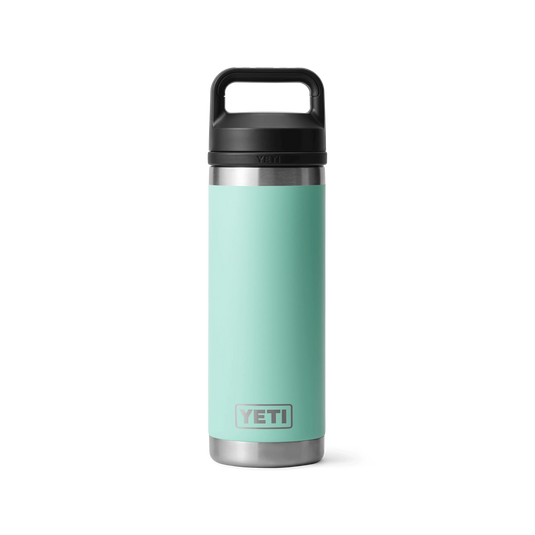 Yeti Rambler 18oz (532ml) Reusable Bottle with Chug Cap-Drinkware-Yeti-Seafoam-Fishing Station