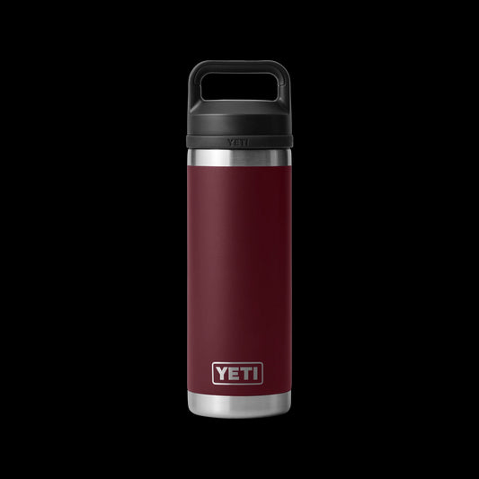 Yeti Rambler 18oz (532ml) Reusable Bottle with Chug Cap-Drinkware-Yeti-Wild Vine Red-Fishing Station