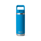Yeti Rambler 18oz (532ml) Reusable Bottle with Straw Cap-Drinkware-Yeti-Big Wave Blue-Fishing Station