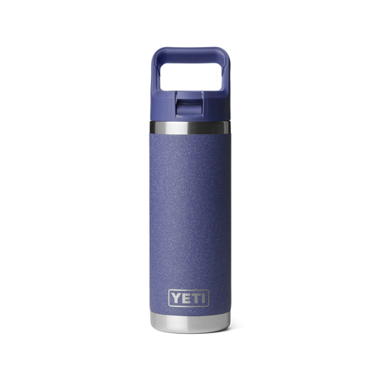 Yeti Rambler 18oz (532ml) Reusable Bottle with Straw Cap
