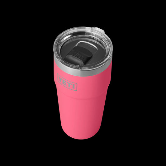 Yeti Rambler 20oz (591ml) Stackable Cup-Drinkware-Yeti-Tropical Pink-Fishing Station