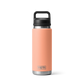Yeti Rambler 26oz (769ml) Reuseable Bottle with Chug Cap-Drinkware-Yeti-Lowcountry Peach-Fishing Station