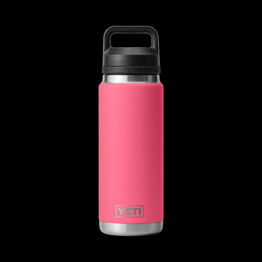 Yeti Rambler 26oz (769ml) Reuseable Bottle with Chug Cap-Drinkware-Yeti-Tropical Pink-Fishing Station
