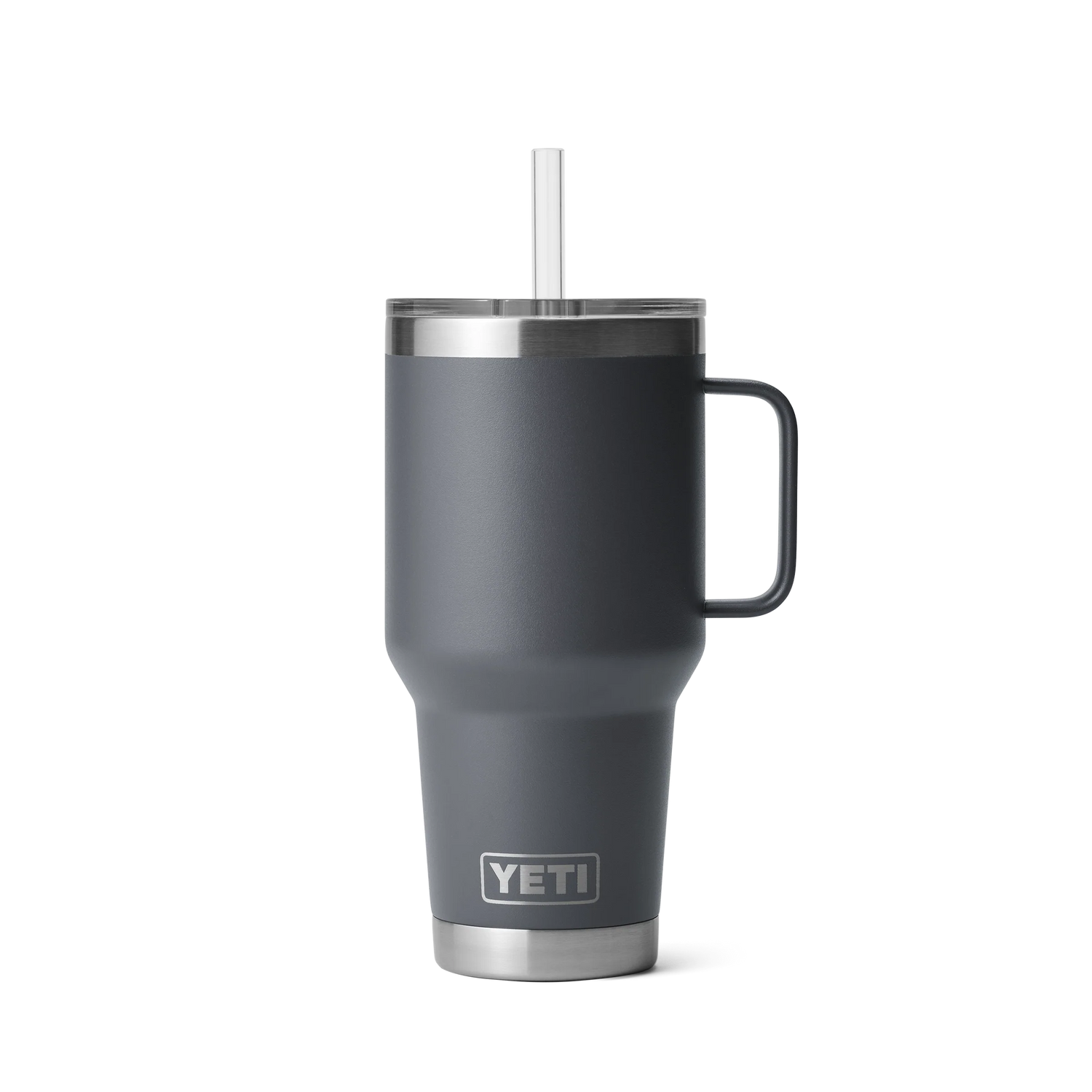 Yeti Rambler 35oz (1L) Straw Mug-Drinkware-Yeti-Charcoal-Fishing Station