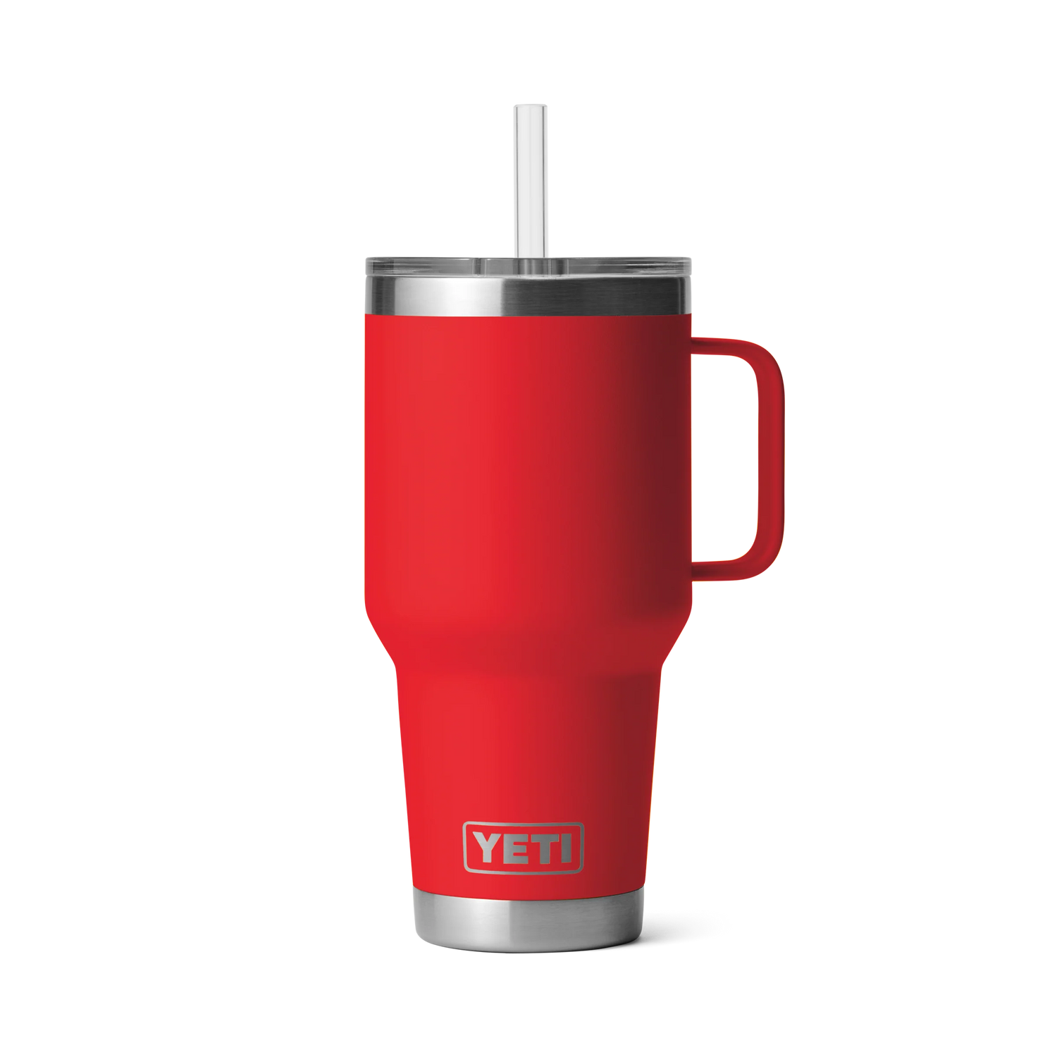 Yeti Rambler 35oz (1L) Straw Mug-Drinkware-Yeti-Rescue Red-Fishing Station