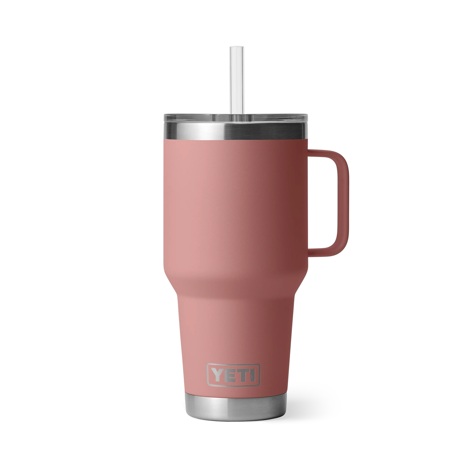 Yeti Rambler 35oz (1L) Straw Mug-Drinkware-Yeti-Sandstone Pink-Fishing Station