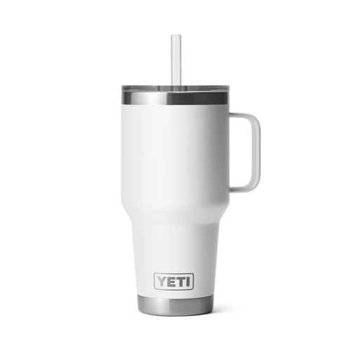 Yeti Rambler 35oz (1L) Straw Mug-Drinkware-Yeti-White-Fishing Station