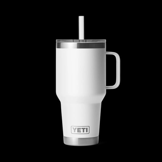Yeti Rambler 35oz (1L) Straw Mug-Drinkware-Yeti-White-Fishing Station