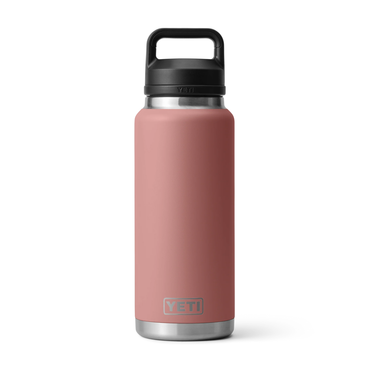 Yeti Rambler 36oz (1L) Reuseable Bottle with Chug Cap-Drinkware-Yeti-Sandstone Pink-Fishing Station