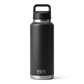 Yeti Rambler 46oz (1.36L) Reusable Bottle with Chug Cap-Coolers & Drinkware-Yeti-Black-Fishing Station