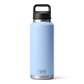Yeti Rambler 46oz (1.36L) Reusable Bottle with Chug Cap-Drinkware-Yeti-Big Sky Blue-Fishing Station