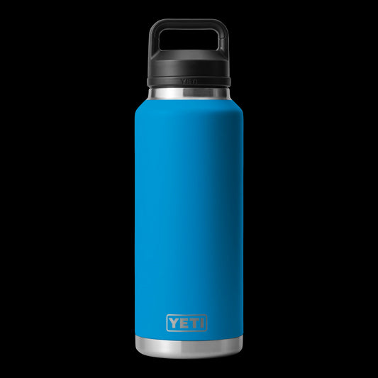 Yeti Rambler 46oz (1.36L) Reusable Bottle with Chug Cap-Coolers & Drinkware-Yeti-Big Wave Blue-Fishing Station