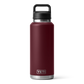 Yeti Rambler 46oz (1.36L) Reusable Bottle with Chug Cap-Drinkware-Yeti-Wild Vine Red-Fishing Station
