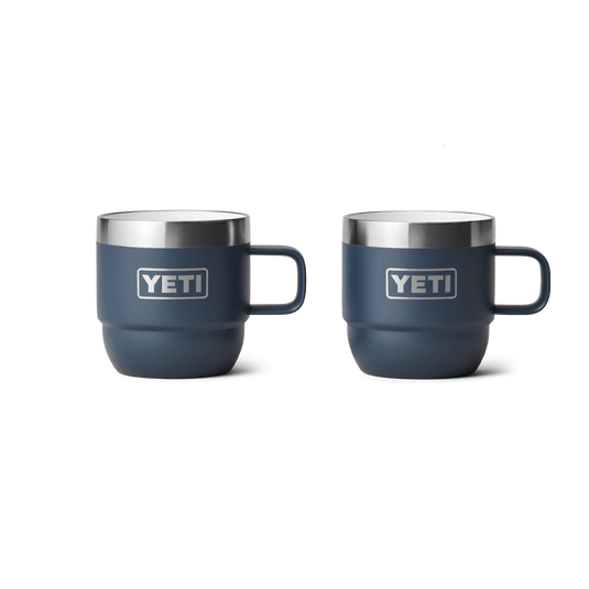 Yeti Rambler 6oz (177ml) Stackable Mug-Drinkware-Yeti-Navy-Fishing Station