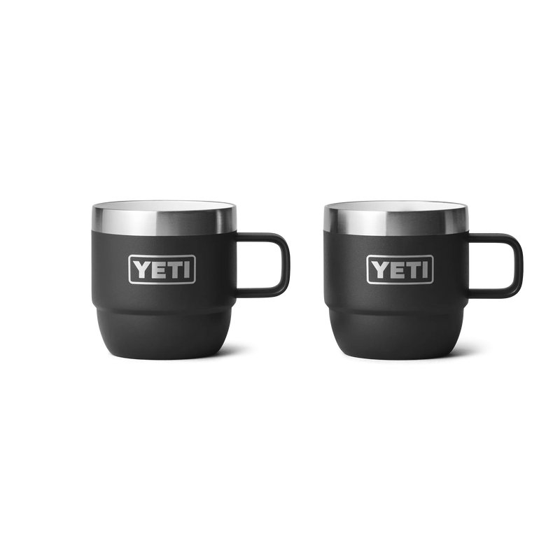 Load image into Gallery viewer, Yeti Rambler 6oz (177ml) Stackable Mug-Drinkware-Yeti-Black-Fishing Station
