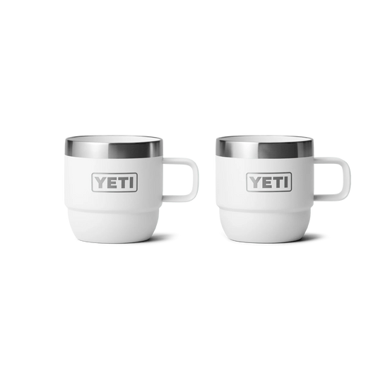 Yeti Rambler 6oz (177ml) Stackable Mug-Drinkware-Yeti-White-Fishing Station