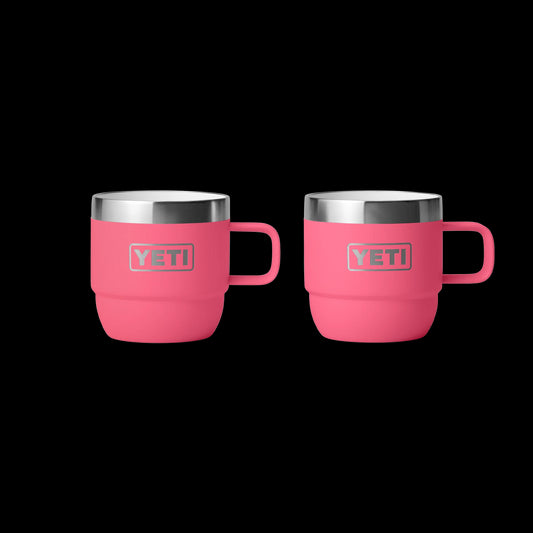 Yeti Rambler 6oz (177ml) Stackable Mug-Coolers & Drinkware-Yeti-Tropical Pink-Fishing Station