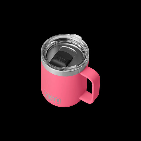 Yeti Rambler Stackable 10oz (295ml) Mug with Magslider Lid-Coolers & Drinkware-Yeti-Tropical Pink-Fishing Station