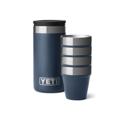 Yeti Shot Glasses with Carrying Case-Drinkware-Yeti-Navy-Fishing Station
