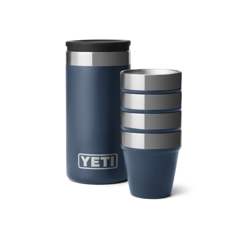 Load image into Gallery viewer, Yeti Shot Glasses with Carrying Case-Drinkware-Yeti-Navy-Fishing Station
