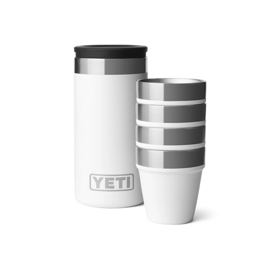 Yeti Shot Glasses with Carrying Case-Drinkware-Yeti-White-Fishing Station