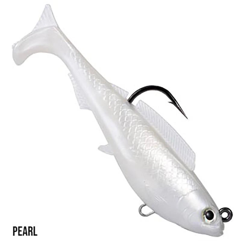 Load image into Gallery viewer, Z-Man HerculeZ Pre-Rigged Soft Plastic Swimbait-Lure - Soft Plastic-Z-Man-5&quot;-Pearl-Fishing Station
