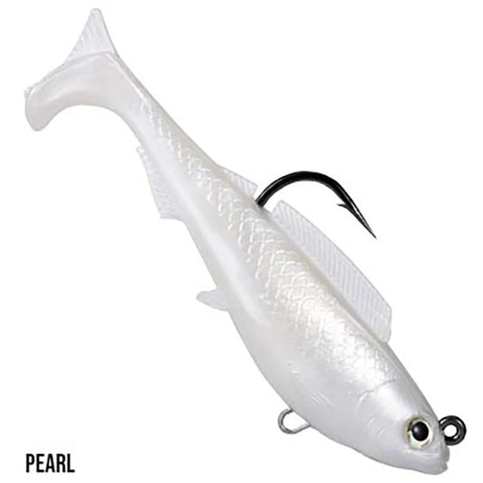 Z-Man HerculeZ Pre-Rigged Soft Plastic Swimbait-Lure - Soft Plastic-Z-Man-5"-Pearl-Fishing Station