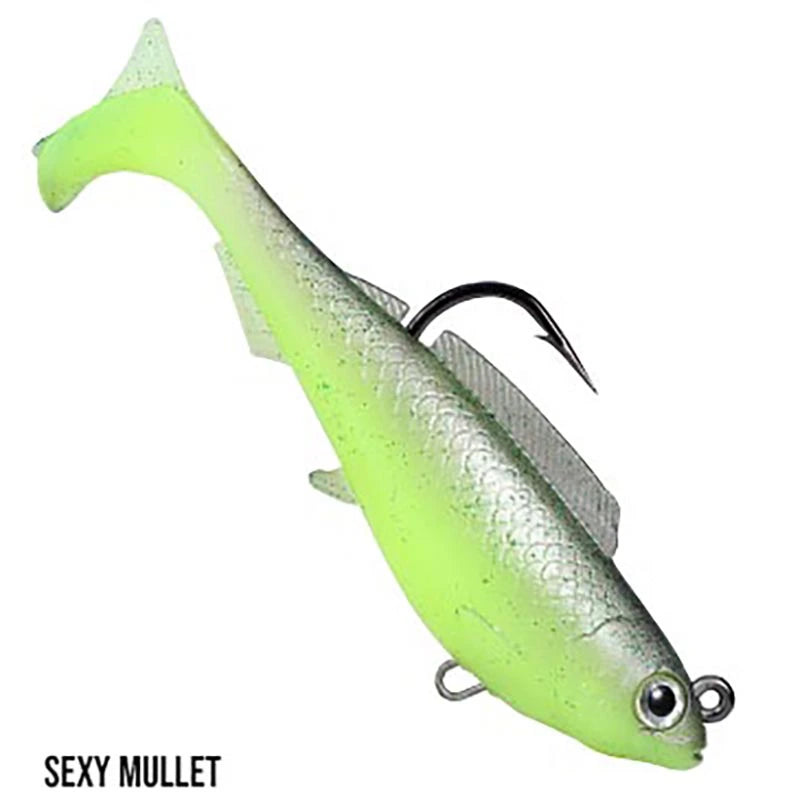 Load image into Gallery viewer, Z-Man HerculeZ Pre-Rigged Soft Plastic Swimbait-Lure - Soft Plastic-Z-Man-5&quot;-Sexy Mullet-Fishing Station
