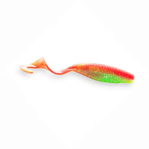 Z-Man StreakZ Curly TailZ-Lure - Soft Plastic-Z-Man-Nuked Pilchard Glow-5"-Fishing Station