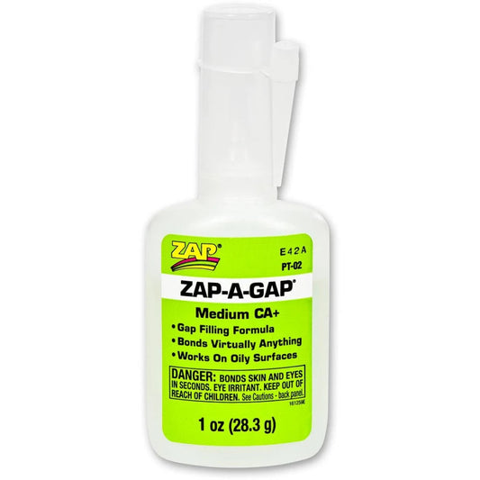 Zap-A-Gap Medium CA (Green)-Fly Fishing - Fly & Line Dressings-Zap-1oz-Fishing Station