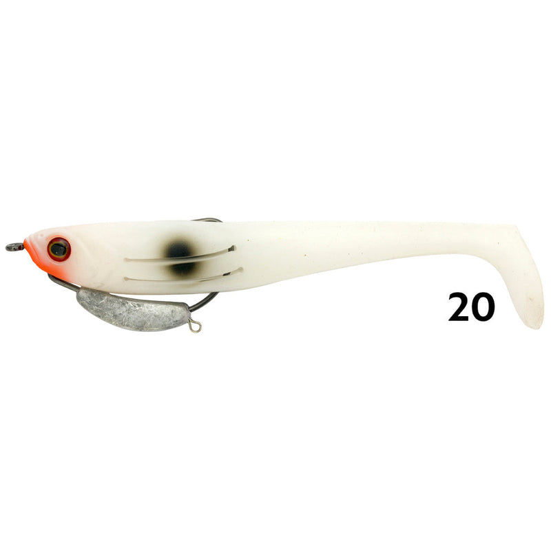 Load image into Gallery viewer, Zerek Flat Shad Pro-Lure - Soft Plastic-Zerek-Red Head Bear 20-4.5&quot;-Fishing Station

