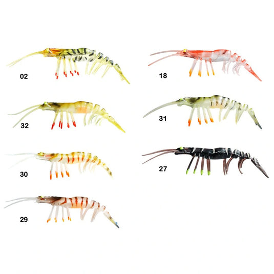 Zerek Live Shrimp Hot Legs-Lure - Soft Plastic-Zerek-2-3