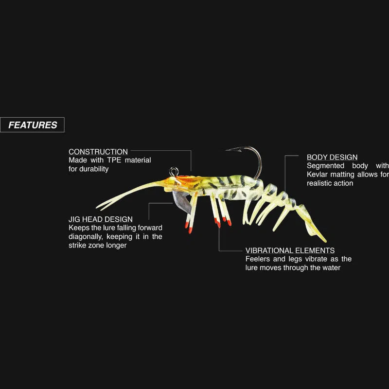 Load image into Gallery viewer, Zerek Live Shrimp Hot Legs-Lure - Soft Plastic-Zerek-2-3&quot;-Fishing Station
