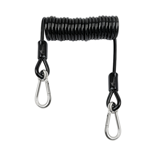 Bluewing Rod & Reel Safety Leash Black