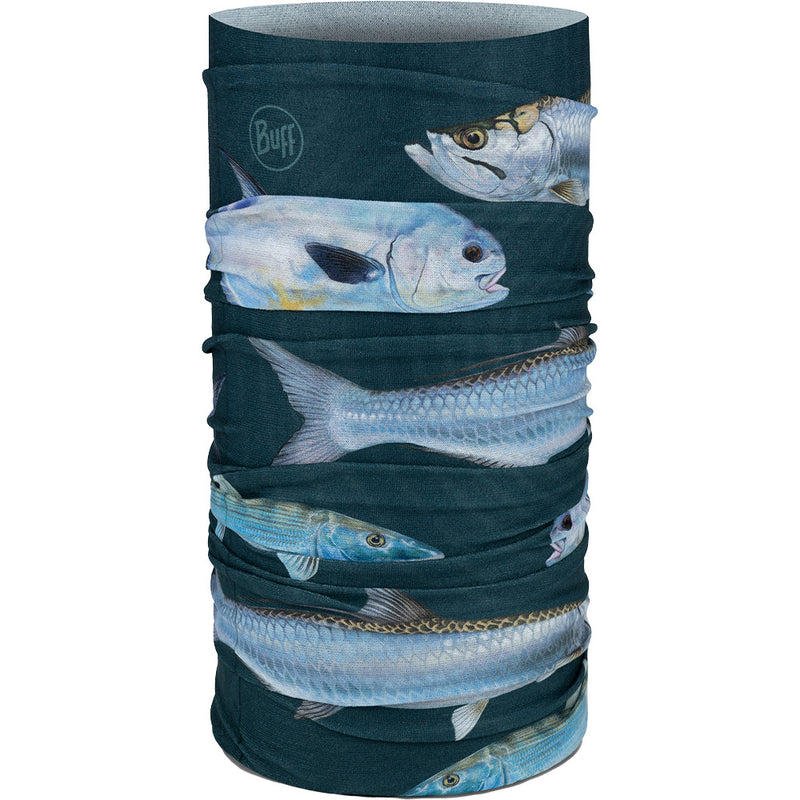 Load image into Gallery viewer, Buff Coolnet UV+ Multifunctional Headwear-Hats &amp; Headwear-Buff-Saltwater Night Blue-Fishing Station

