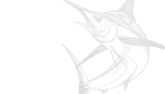 Alltackle Fishing Hat - Marlin Hook - Black/White
