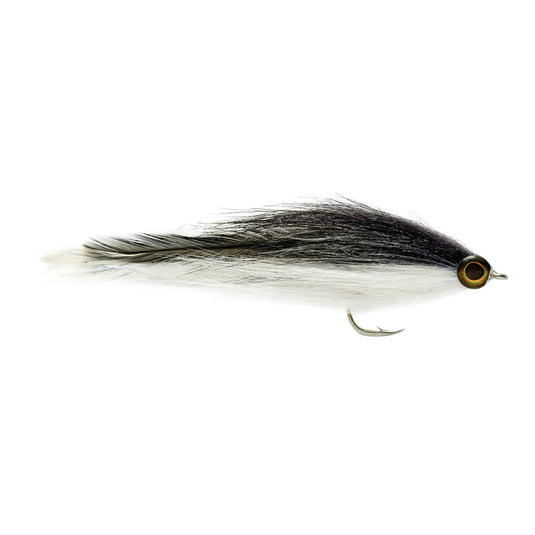Fulling Mill Two Tone Brushy Black & White Fly