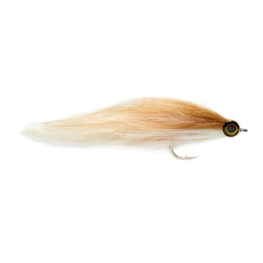 Fulling Mill Two Tone Brushy Tan & White Fly
