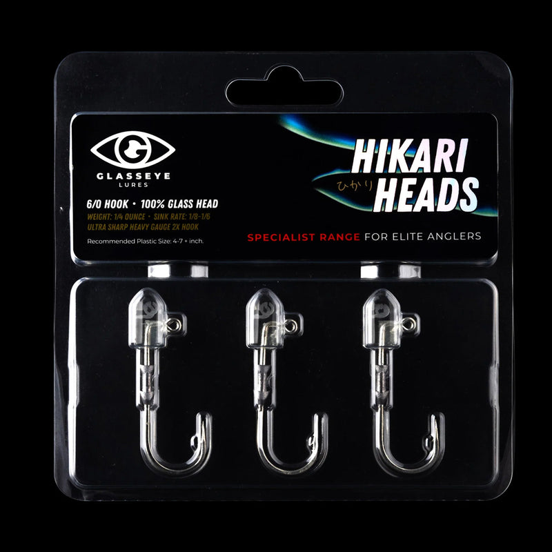 Load image into Gallery viewer, Glasseye HIKARI HEADS Jigheads
