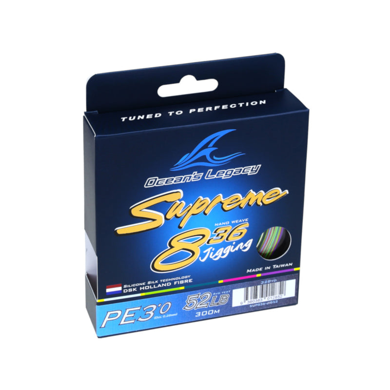 Load image into Gallery viewer, Ocean's Legacy Supreme 836 Jigging Braid 300m
