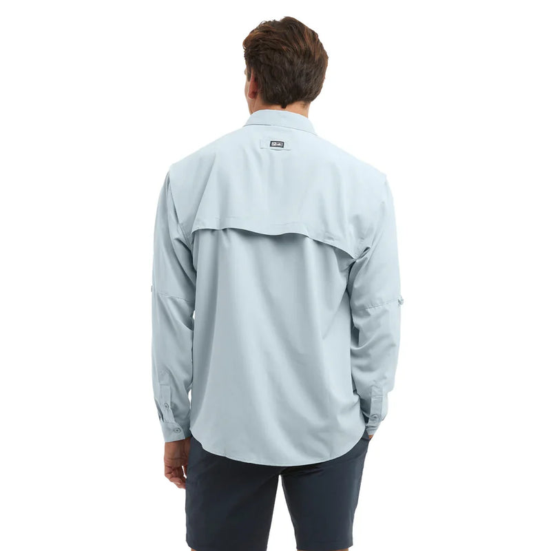 Load image into Gallery viewer, Pelagic Keys Long Sleeve Shirt - Blue Fog
