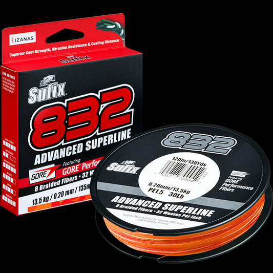 Sufix 832 Advanced Superline Braid - Fire Camo