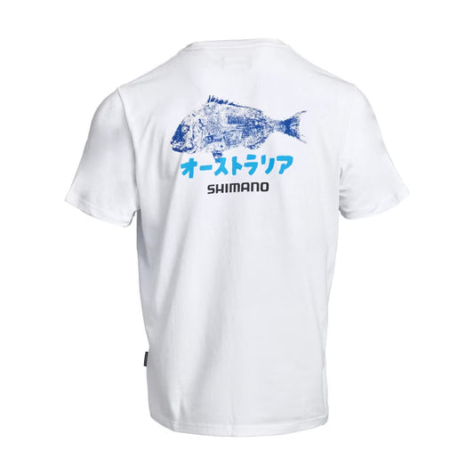 Shimano Gyotaku White T-Shirt