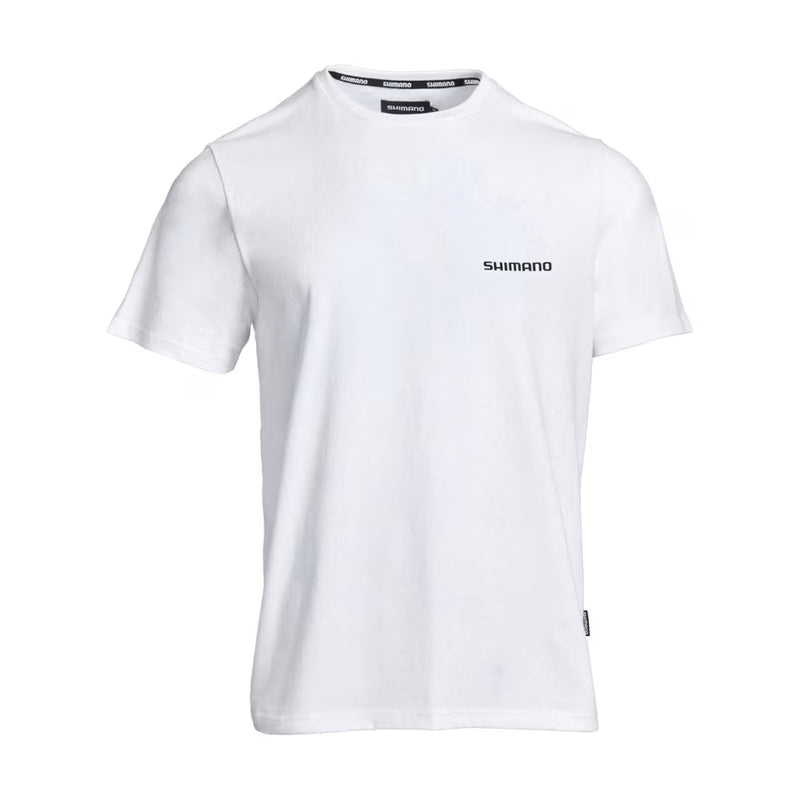 Load image into Gallery viewer, Shimano Gyotaku White T-Shirt
